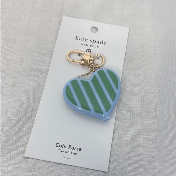 Kate Spade Heart Coin Purse / Bag charm - Picture 5 of 7